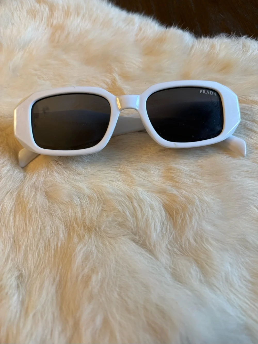 Prada Symbole 0PR-17WS Black and white  Sunglasses